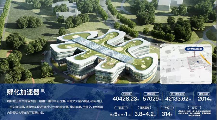 中关村软件园孵化加速器大厦